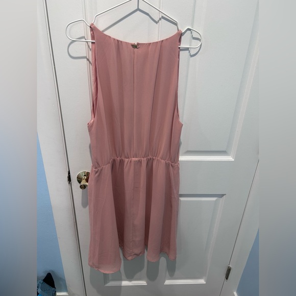 H&M Elegant Sleeveless Dress Size 12 Peach - Picture 2 of 4